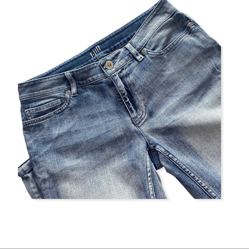 J Jill Womens Petite Jeans Authentic Crop